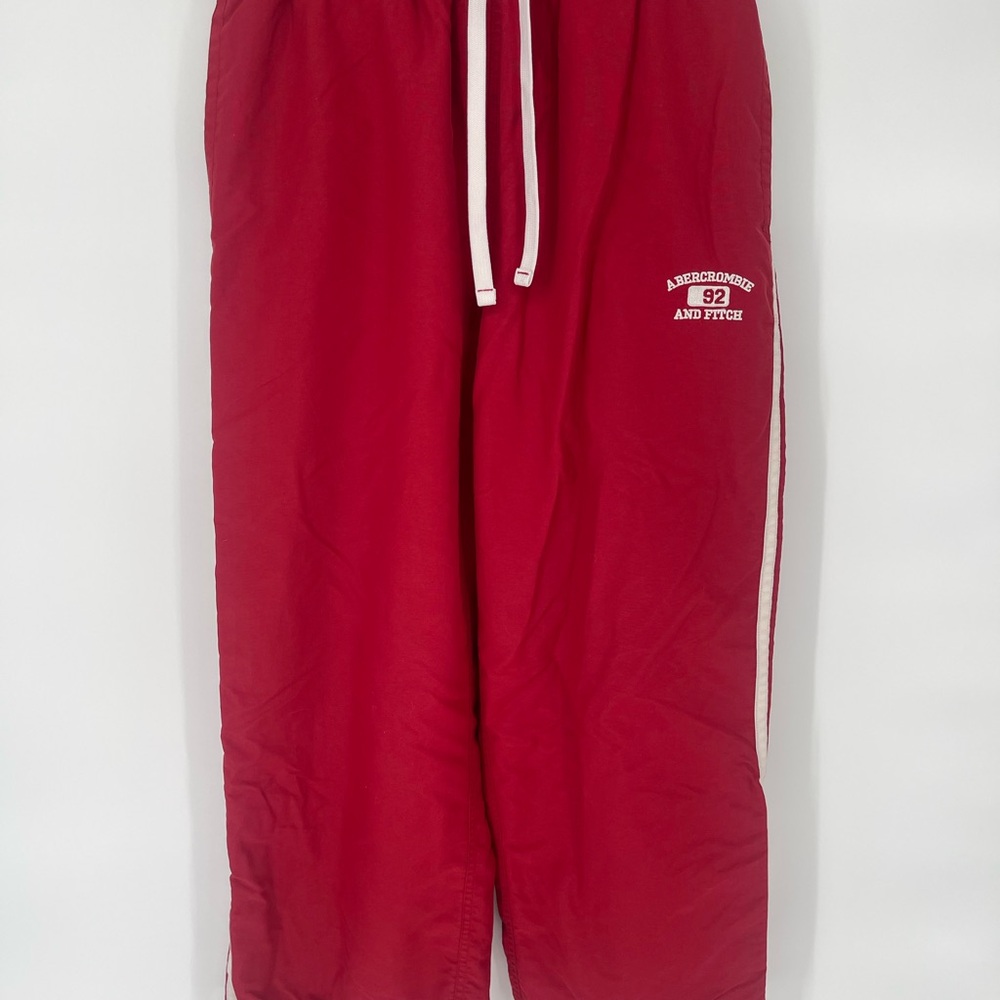 Abercrombie & Fitch Red Track Pants